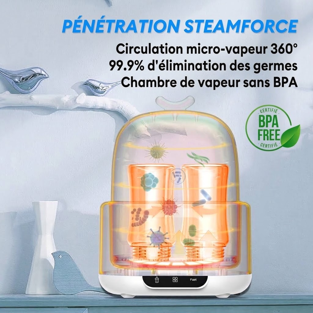 Horigen stérilisateur chauffe 4en1