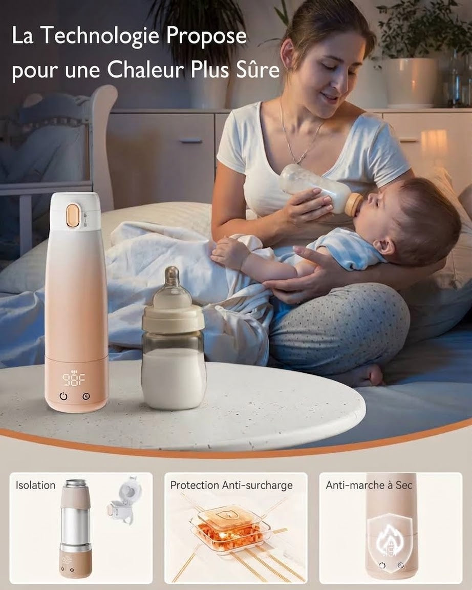 HORIGEN chauffe lait et eau portable